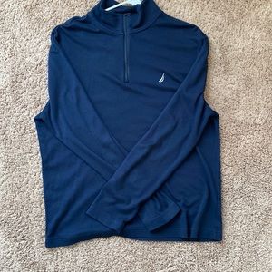 Nautical 1/4 zip light weight fleece Sz:L